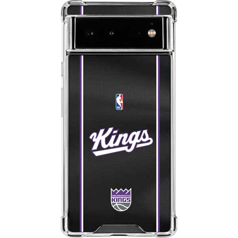 NBA Sacramento Kings Jersey Google Pixel 6 Clear Case
